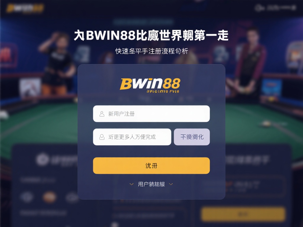 快速上手注册流程解析
新用户的注册是迈入Bwin