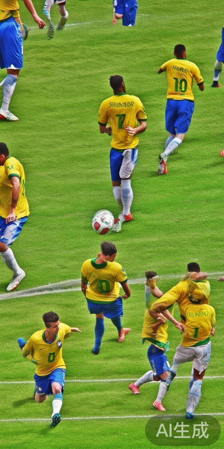 巴西队历来以技术细腻、配合默契著称。近期阵容中，核